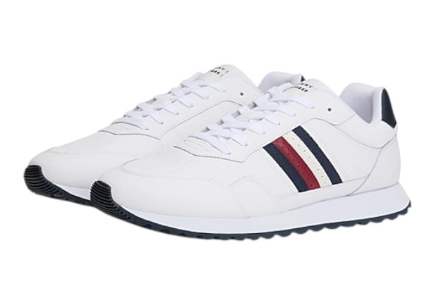 Tommy Jeans Tommy Hilfiger Sneaker New Runner Eva LTH Stripes - weiss Herren