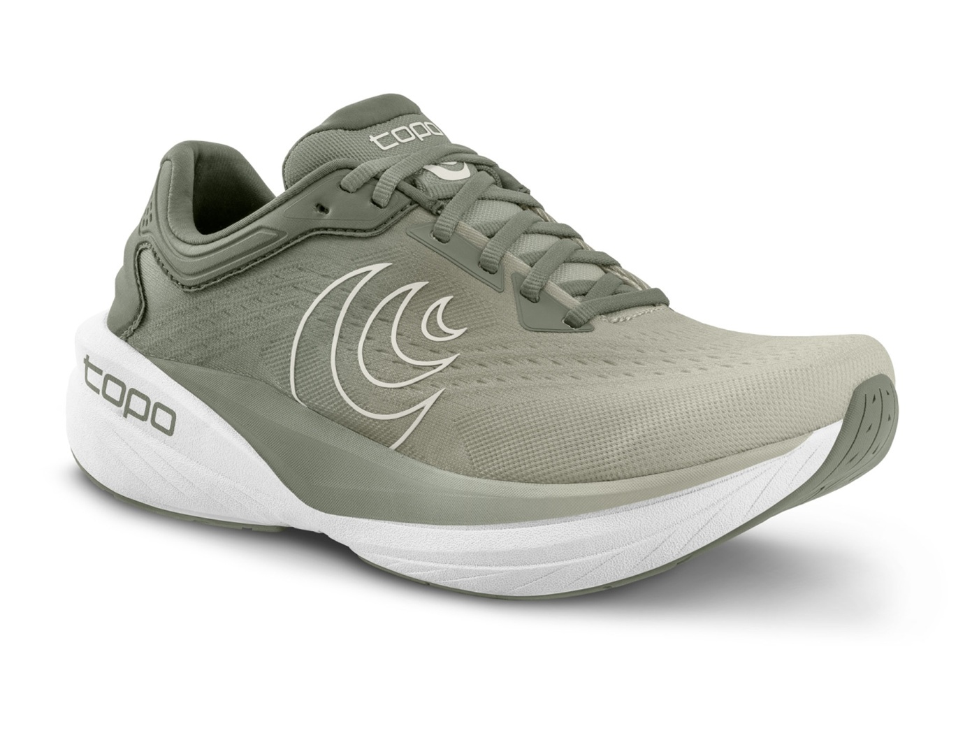 Topo Laufschuhe Phantom 4 (Dämpfung, breitere Zehenbox) khaki/weiss Herren, Größe Euro (US): 43 (9,5) Image