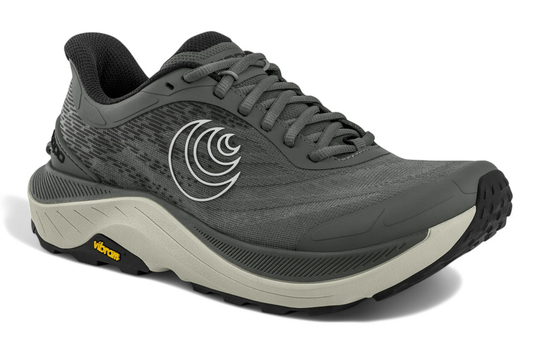Topo Trail-Laufschuhe Ultraventure 4 (Stabilität, Langstrecke, breitere Zehenbox) grau Herren