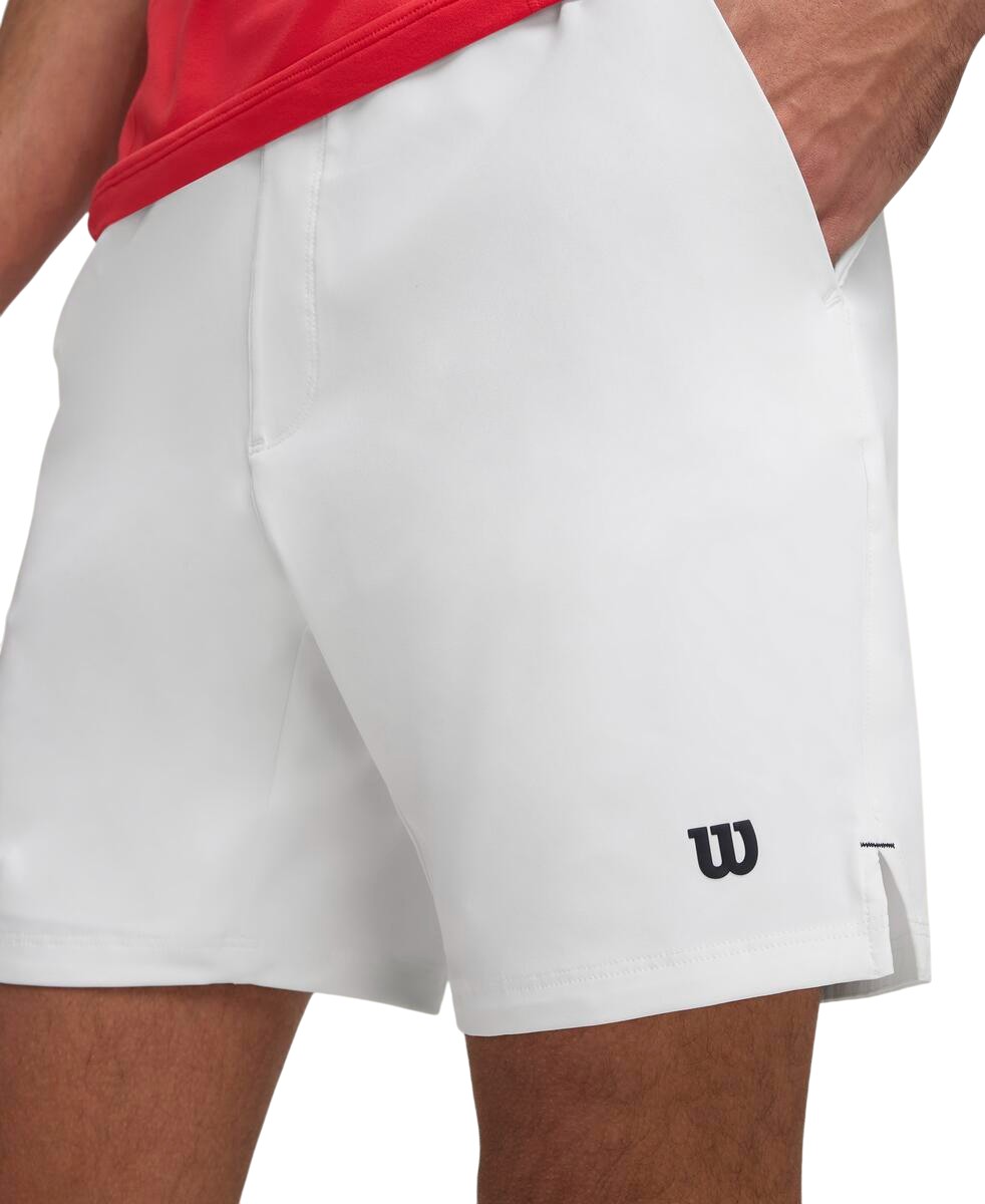 Wilson Tennishose Team kurz weiss Herren