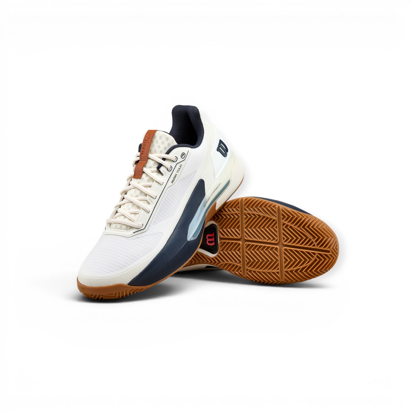 Wilson Tennisschuhe Rush Tour 5.0 Clay/Sandplatz weiss/navyblau Herren, Größe Euro (US): 40 2/3 (7,5) Image