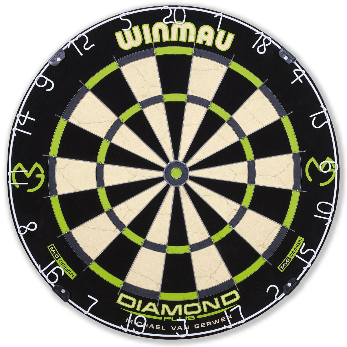 Winmau Dartscheibe MvG Edition - Michael van Gerwen - (verbesserte Haltbarkeit und Spielbarkeit)