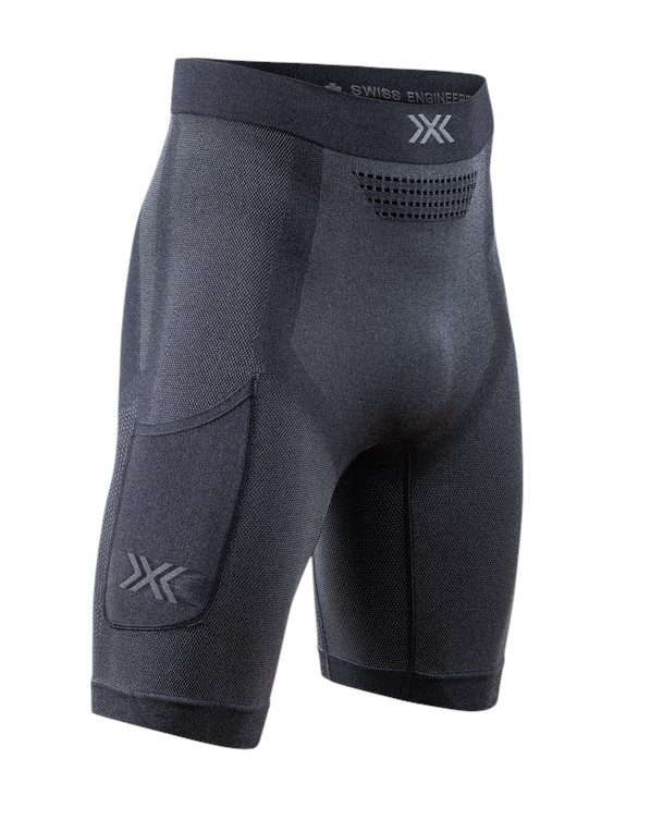 X-Bionic Laufhose Xceed Ride Run Short Tight (optimale Thermoregulation) kurz schwarz Herren