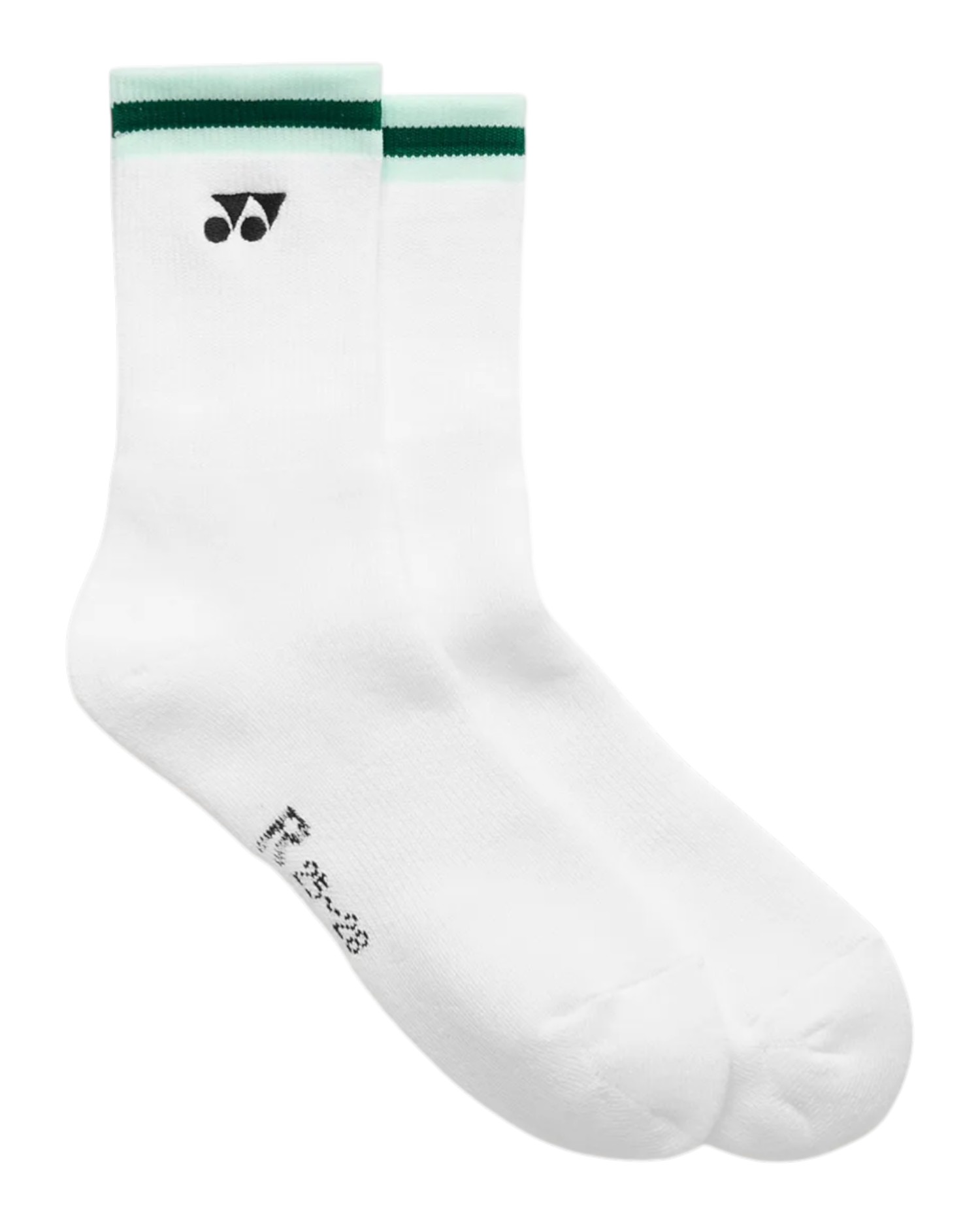 Yonex Sportsocke Crew 19252 Stripe 2026 weiss/eisblau - 1 Paar, Größe: 35-40 Image