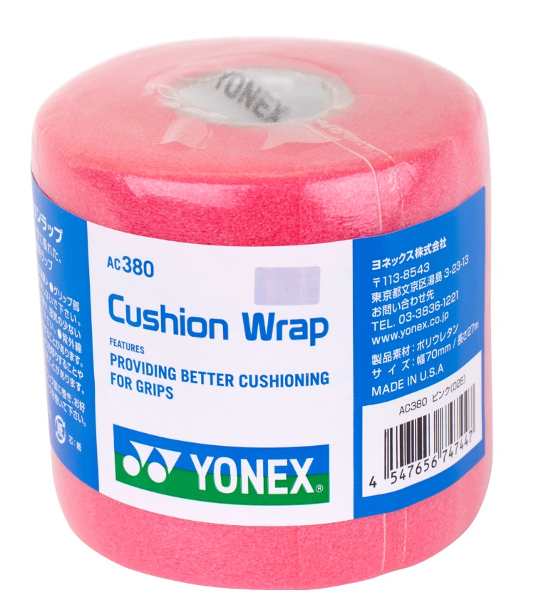 Yonex Cushion Wrap 70mm (Polyurethane für bessere GripDämpfung) pink