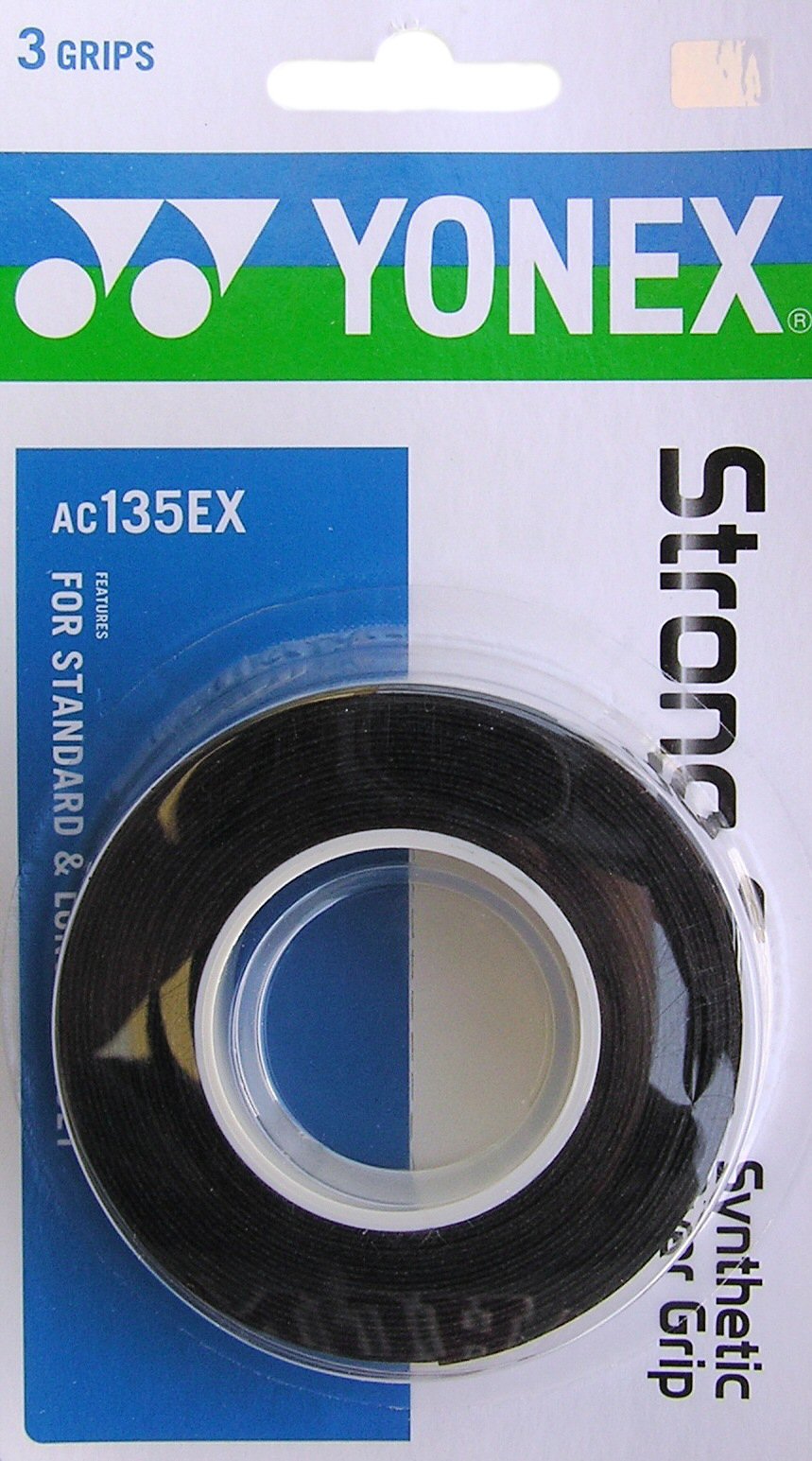 Yonex Overgrip Strong 0.6mm schwarz 3er