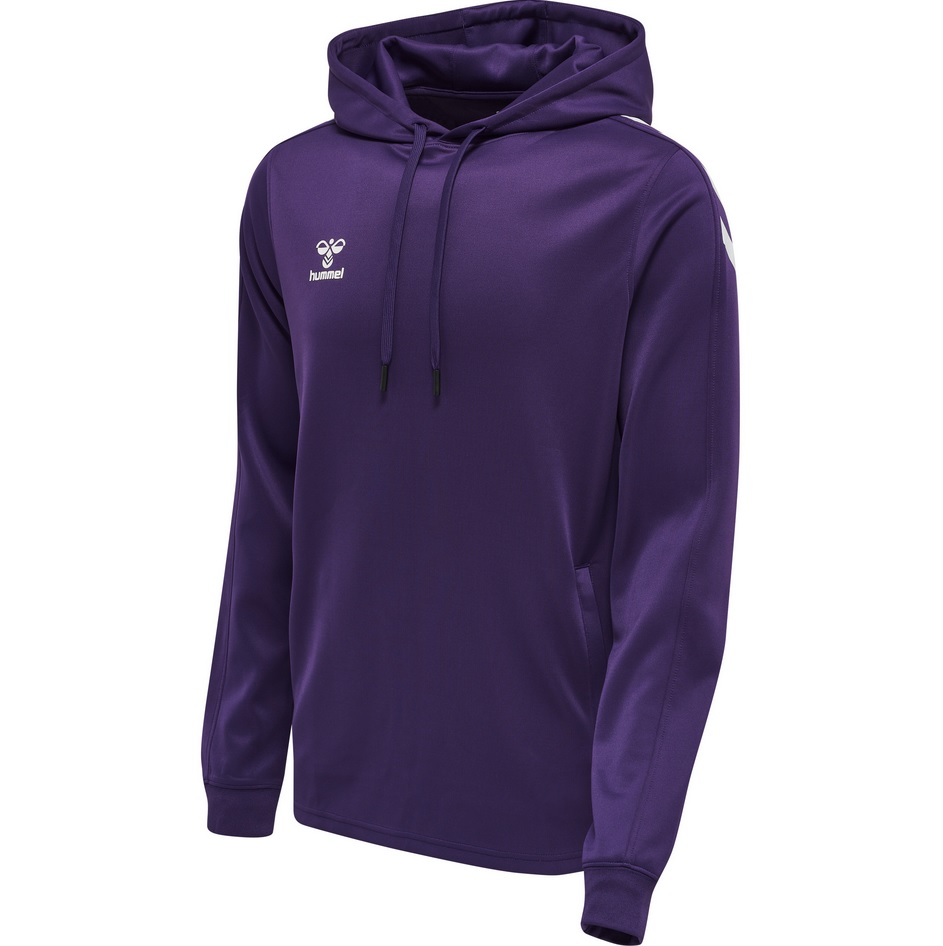 Hummel Hmlcore XK Poly Sweat Hoodie – Sweat à Capuche Mixte Respirant Beecool, Confort Sport & Quotidien, Design Minimaliste Moderne