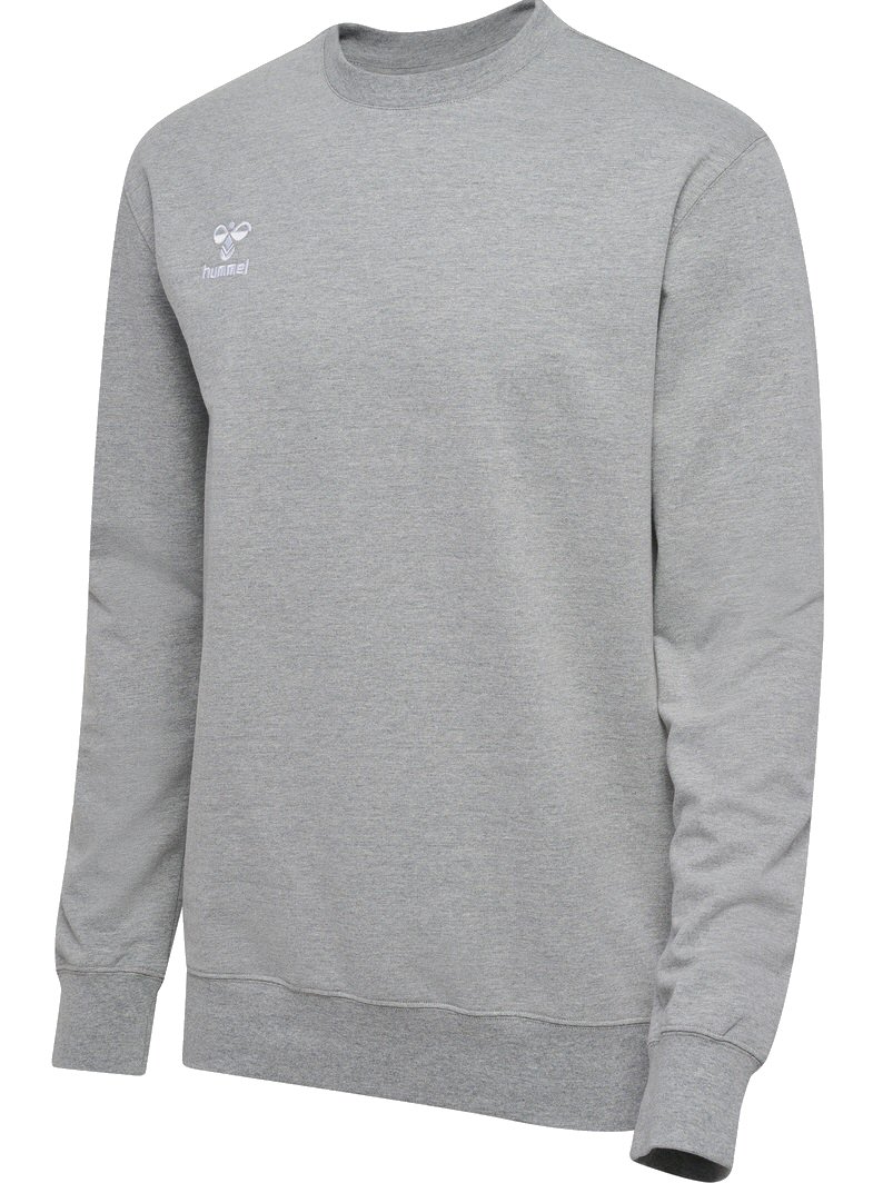 hummel Freizeit-Pullover hmlGO 2.0 Sweatshirt (weicher Sweatstoff) grau Herren