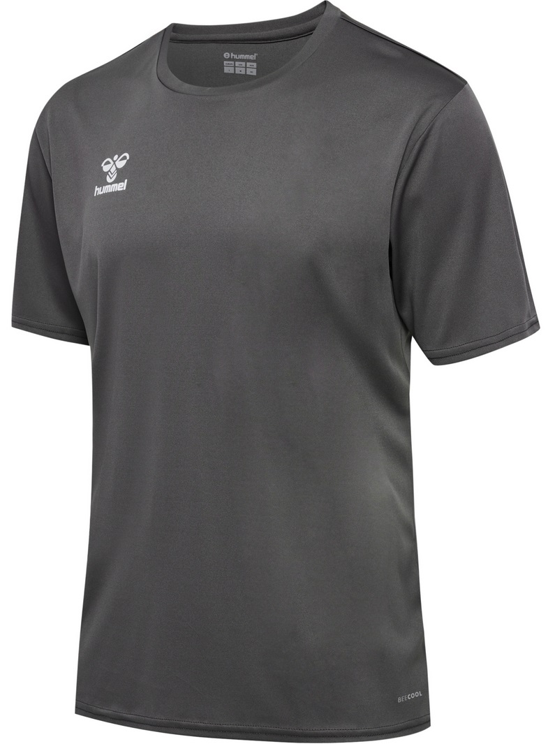 hummel Sport-Tshirt hmlESSENTIAL (100% rec. Polyester) Kurzarm dunkelgrau Kinder