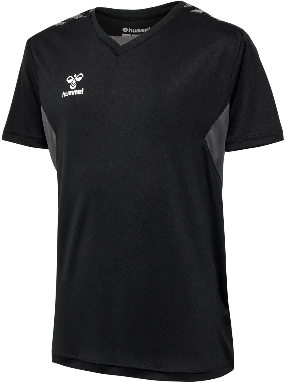 hummel Sport-Tshirt hmlAUTHENTIC Jersey (100% Polyester) Kurzarm schwarz Kinder