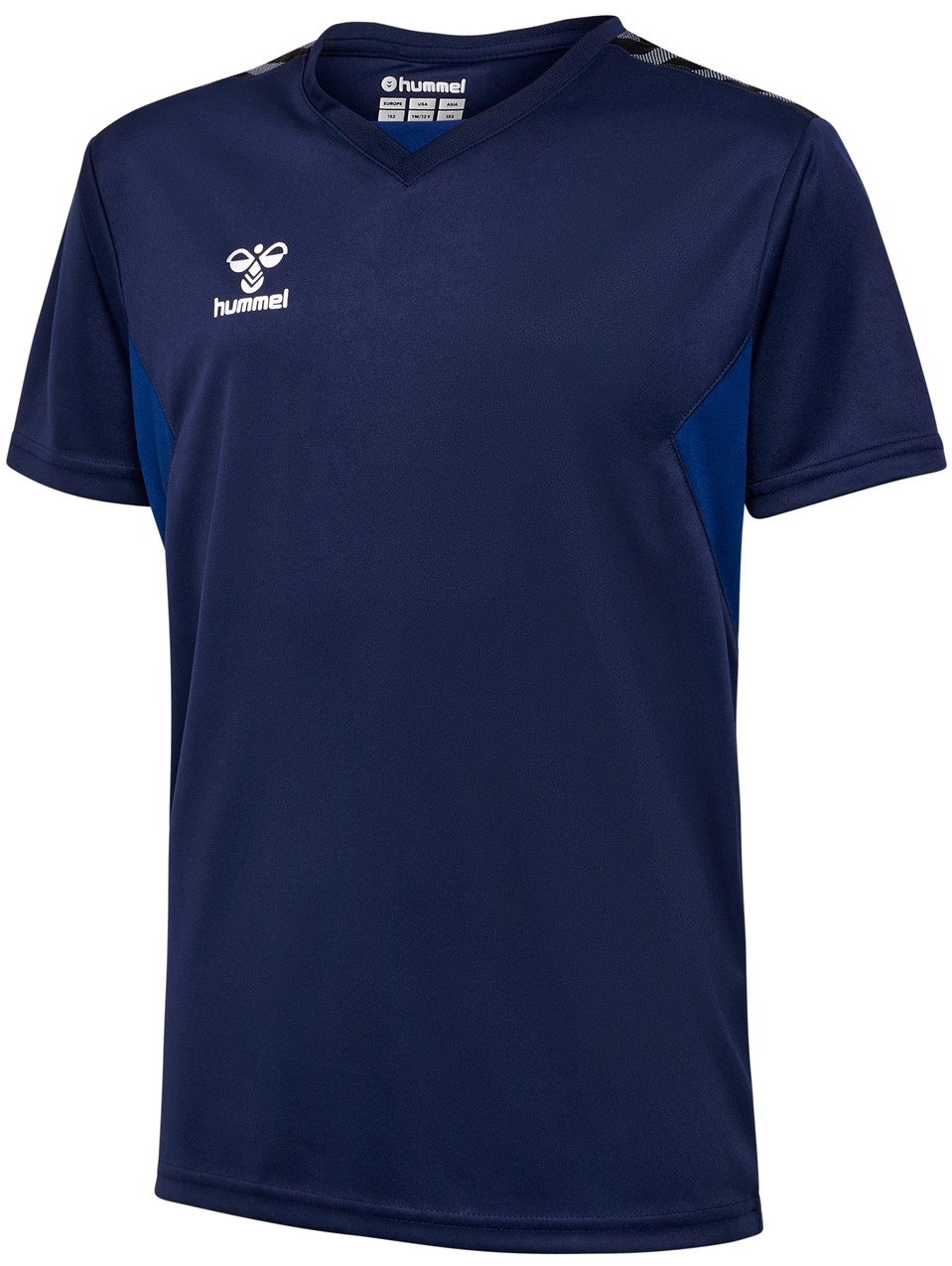hummel Sport-Tshirt hmlAUTHENTIC Jersey (100% Polyester) Kurzarm marineblau Kinder