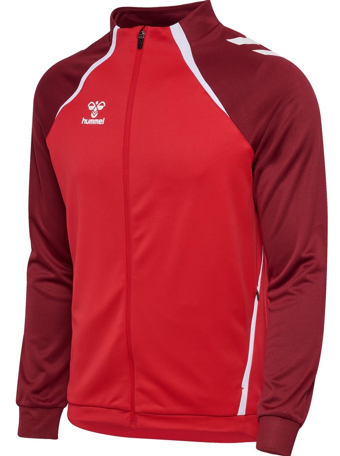 hummel Trainingsjacke hmlLEAD 2.0 Track Zip (hohe Atmungsaktivität) rot Herren