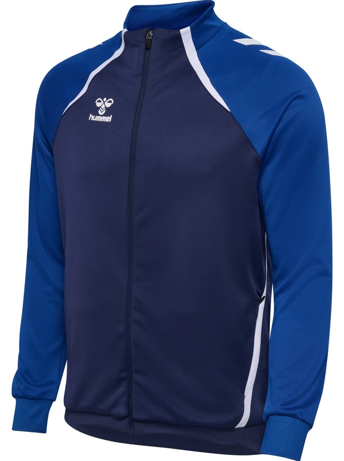 hummel Trainingsjacke hmlLEAD 2.0 Track Zip (hohe Atmungsaktivität) marineblau/blau Herren