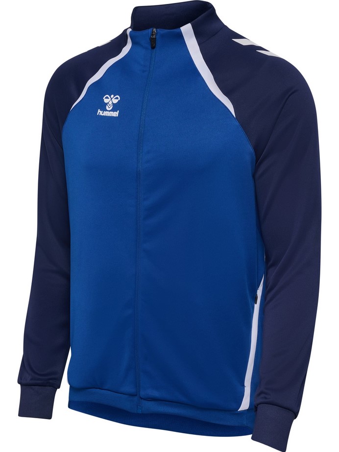 hummel Trainingsjacke hmlLEAD 2.0 Track Zip (hohe Atmungsaktivität) blau/marineblau Herren