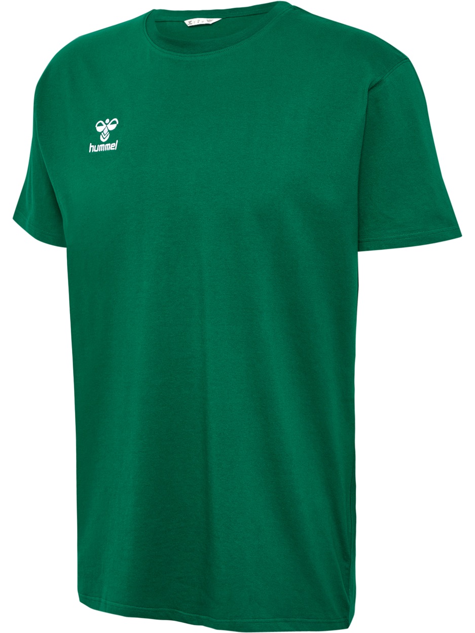 hummel Sport/Freizeit-Tshirt hmlGO 2.0 (Bio-Baumwolle, klassisch Design) Kurzarm dunkelgrün Herren, Größe: L Image