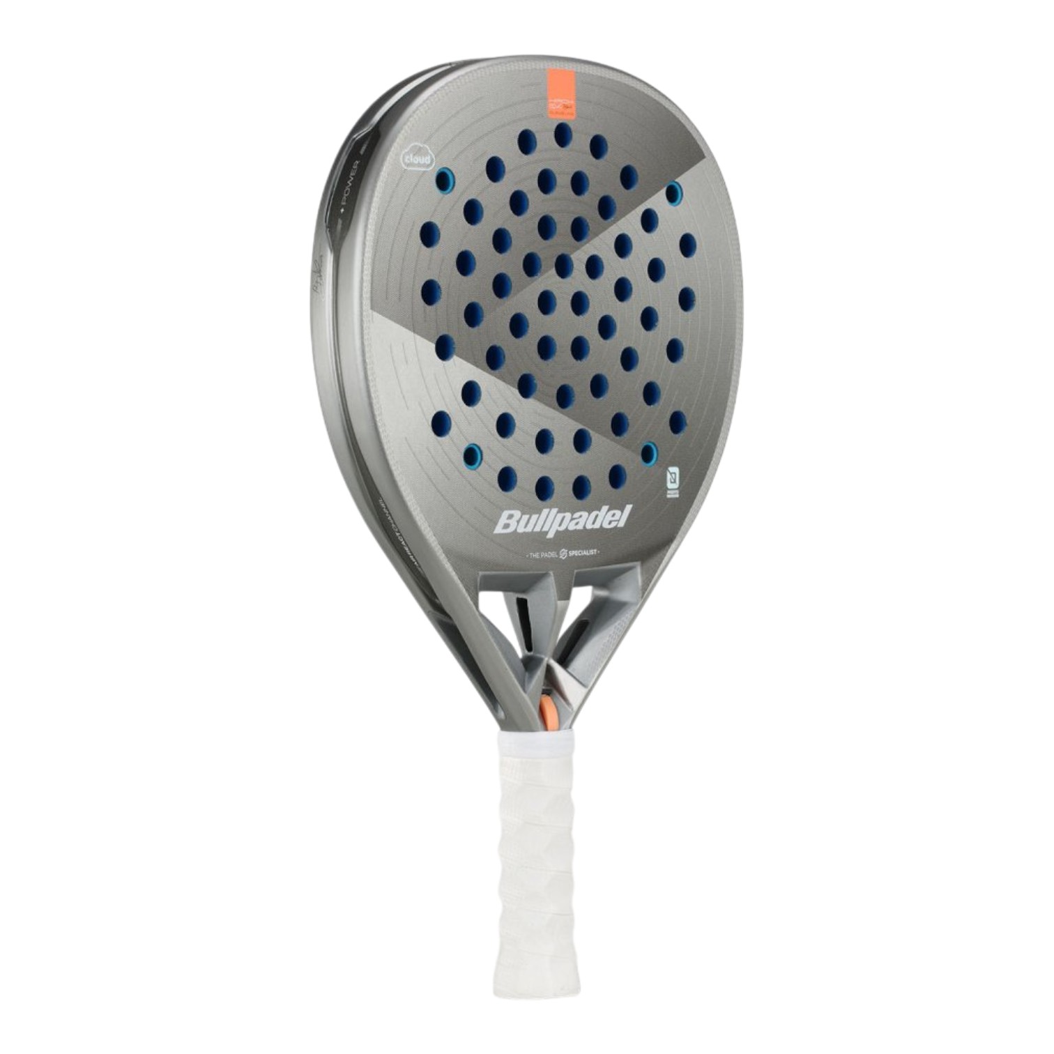 Bullpadel Padelschläger Hack 04 Hybrid Cloud 365g/Hybrid grau