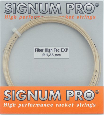 Signum Pro Tennissaite Fiber High Tec EXP natur 12m Set