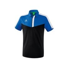 Erima Sport-Polo Squad (100% Polyester) royalblau/schwarz Herren