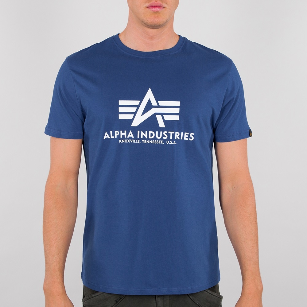 ALPHA INDUSTRIES Maglietta Basic Da Uomo T-Shirt
