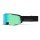 100% Skibrille Snowcraft S HiPER Mirror Green Lens schwarz - 1 Brille
