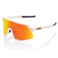 100% Sport Sonnenbrille S3 HiPER Mirror Lens weiss/orange - 1 Brille mit Hardcase