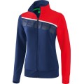 Erima Trainingsjacke 5C (elastisch, feuchtigkeitsregulierend) navyblau/rot Damen