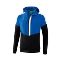 Erima Trainingsjacke Squad Tracktop Jacke mit Kapuze royal/schwarz/weiss Herren