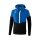 Erima Trainingsjacke Squad Tracktop Jacke mit Kapuze royal/schwarz/weiss Herren
