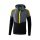 Erima Trainingsjacke Squad Tracktop Jacke mit Kapuze grau/schwarz/gelb Herren