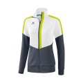 Erima Trainingsjacke Squad Worker weiß/grau/lime Damen