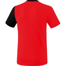 Erima Sport-Tshirt 5C (100% Polyester) rot/schwarz Herren