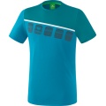 Erima Sport-Tshirt 5C (100% Polyester) blau/hellblau Herren