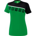 Erima Sport-Shirt 5C grün/schwarz Damen