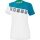 Erima Sport-Shirt 5-C weiss/blau Damen