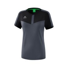 Erima Sport-Shirt Squad #20 schwarz/grau Damen
