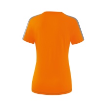 Erima Sport-Shirt Squad grau/orange Damen