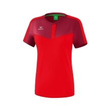 Erima Sport-Shirt Squad bordeaux/rot Damen