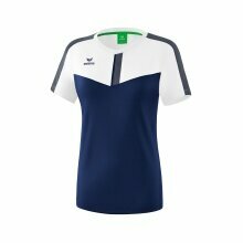 Erima Sport-Shirt Squad weiss/navyblau Damen
