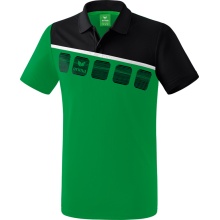 Erima Sport-Polo 5C grün/schwarz/weiss Herren