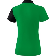Erima Sport-Polo 5C smaragdgrün/schwarz Damen