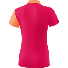 Erima Spprt-Polo 5C (100% Polyester) rosa/peach Damen