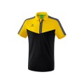 Erima Sport-Polo Squad (100% Polyester) gelb/schwarz/grau Herren