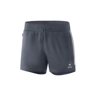 Erima Sporthose Short Squad kurz grau/silbergrau Damen
