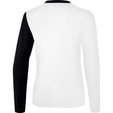 Erima Sport-Langarmshirt 5C (100% Polyester) weiß/schwarz Damen