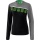 Erima Sport-Langarmshirt 5C (100% Polyester) schwarz/grau Damen