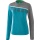 Erima Sport-Langarmshirt 5C (100% Polyester) blau/grau Damen