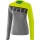 Erima Sport-Langarmshirt 5C (100% Polyester) grau/lime Damen