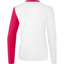 Erima Sport-Langarmshirt 5C (100% Polyester) weiss/rosa Damen