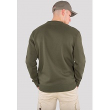 Alpha Industries Pullover Basic (Baumwolle) Sweater dunkelgrün Herren