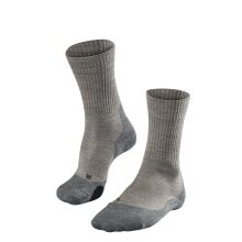 Falke Trekkingsocke TK2 Wool (leicht gepolstert, für lange Wanderungen) grau Herren - 1 Paar